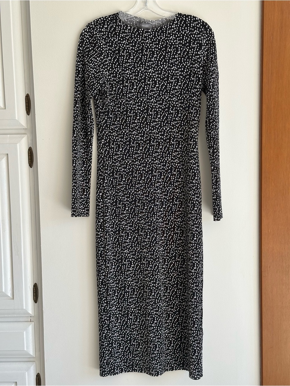 Principles Black and White Polka Dot Dress Size 14
